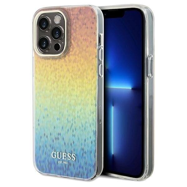 GUESS IML Faceted Mirror Disco Iridescent case for iPhone 13 Pro / 13 - multicolor