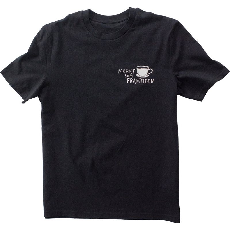 Lemmel Kaffe Mörkt Som FramtidenT-Shirt Black - S