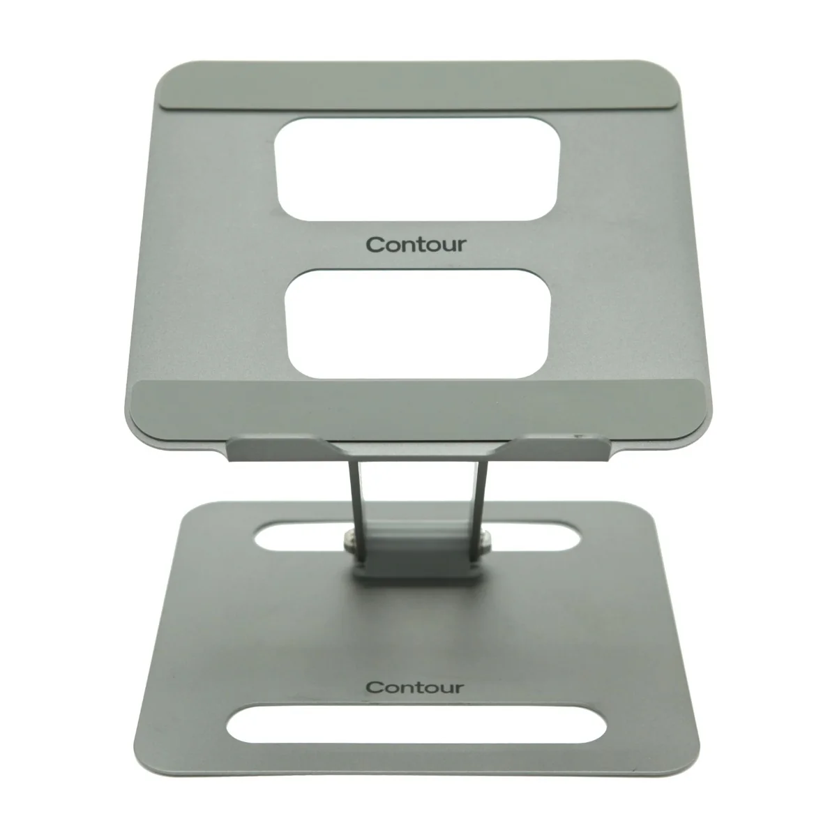 Contour Design Contour Laptop Riser, Kannettavan tietokoneen teline, Harmaa, Terästä, 45 - 310 mm, 0 - 80°, 214 mm