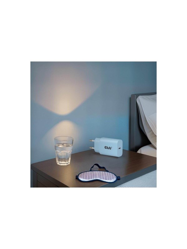 Club 3D CAC-3022 - 30 W USB-C-virtalähde, sininen