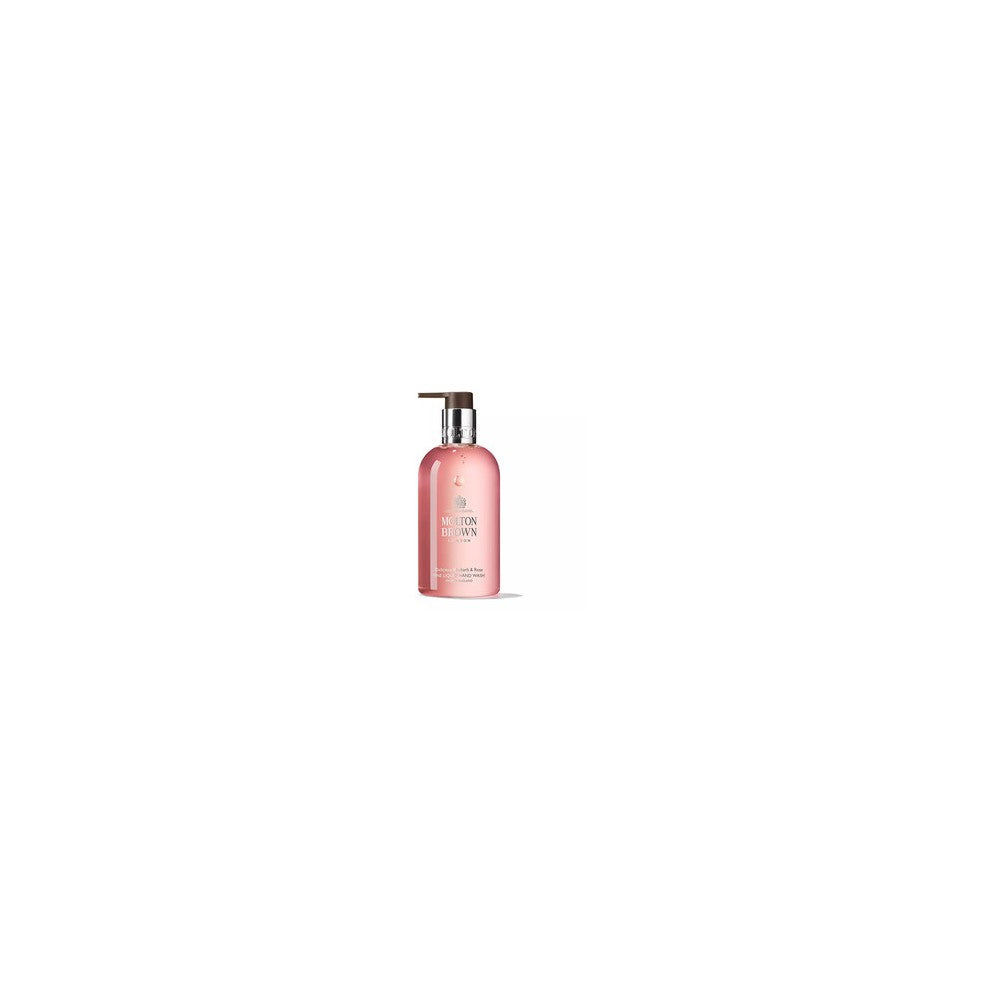 Molton brown Nestemäinen käsienpuhdistusaine hienojakoinen raparperi ja ruusu 300ml
