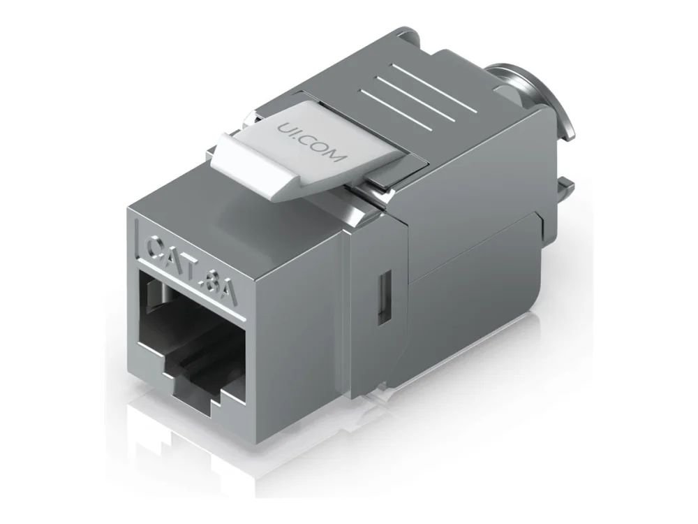 Ubiquiti - Verkkoliitin - RJ-45 (naaras) keystone - CAT 6a (pakkaus 12 kpl)