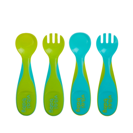 Vital Baby NOURISH Aloittelijan ruokailuvälineet - 4-pack - 4-pack