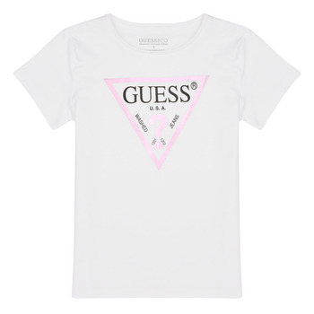 GUESS Paita  eosiini / musta / offwhite