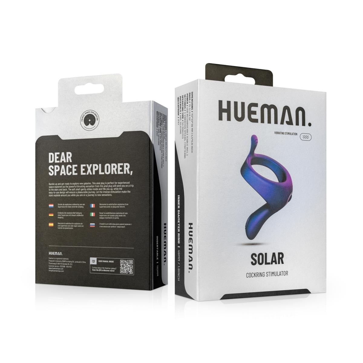 Hueman Solar – värisevä strap-on penisrengas