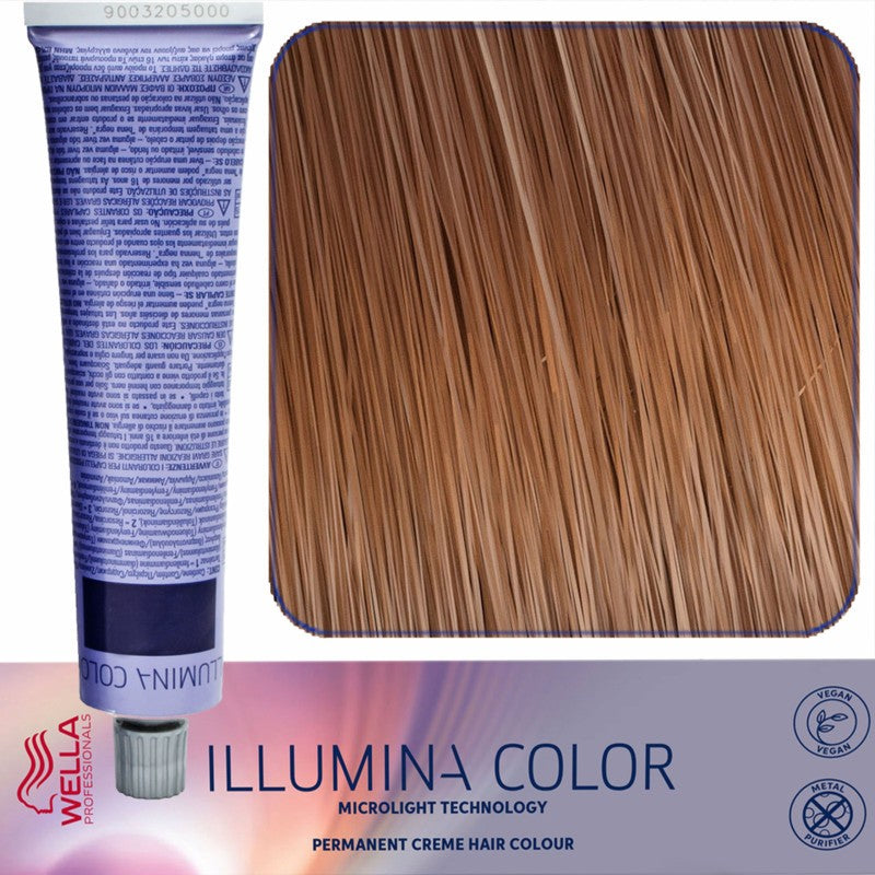 Hiusvärjäys WELLA ILLUMINA COLOR, 60 ml 7/42 - Medium Blonde Opaque Red