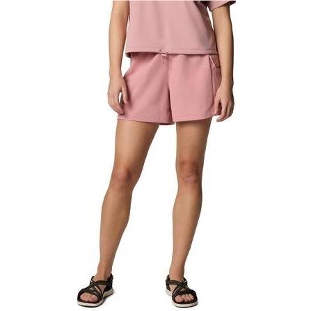 Columbia W Granite Point Knit Short 5 Inch Eraser Pink - S