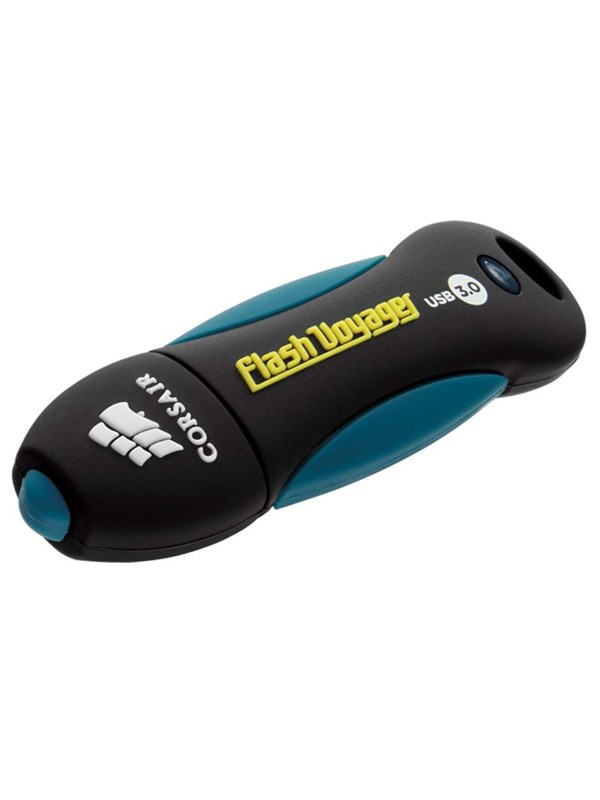 CORSAIR Flash Voyager USB 3.2 Gen 1 64 Gt -muistitikku, musta/sininen