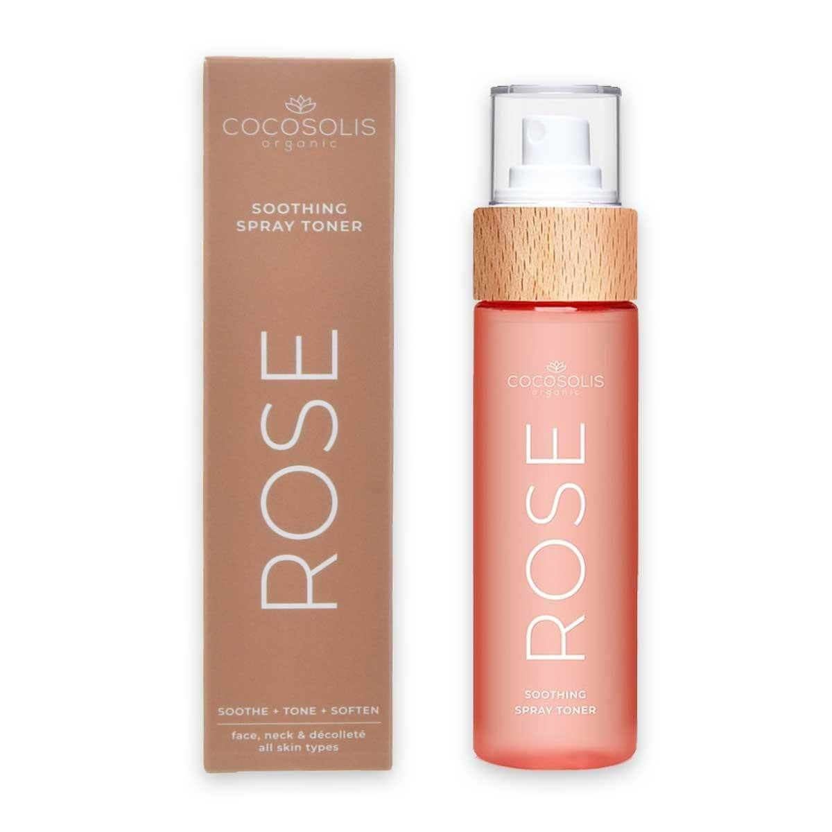 COCOSOLIS ROSE Rauhoittava tonic lotion spray herkälle iholle 110 ml