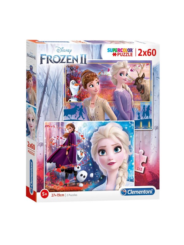 Frozen 2 Palapeli 2x60 palaa Clementoni