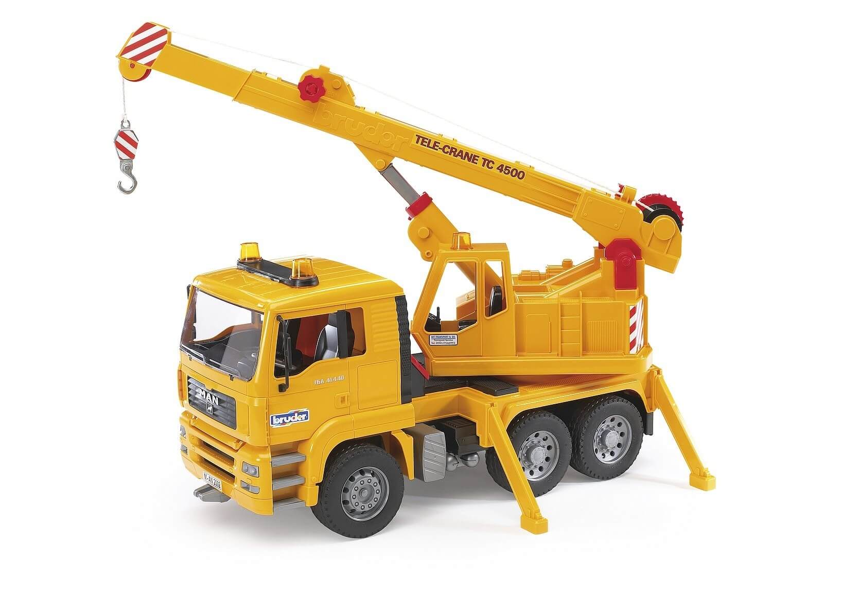 Lelu Nosturiauto MAN (1:16), Bruder