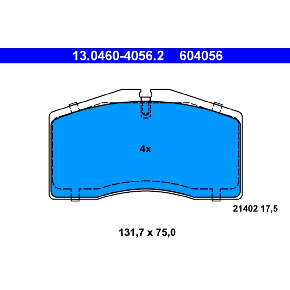 Jarrupalat, levyjarru ATE 13.0460-4056.2
