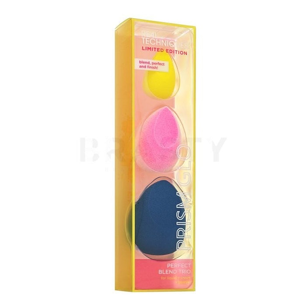 Real Techniques Prism Glo Sponge Set Perfect Blend Trio — Set di spugne makeup