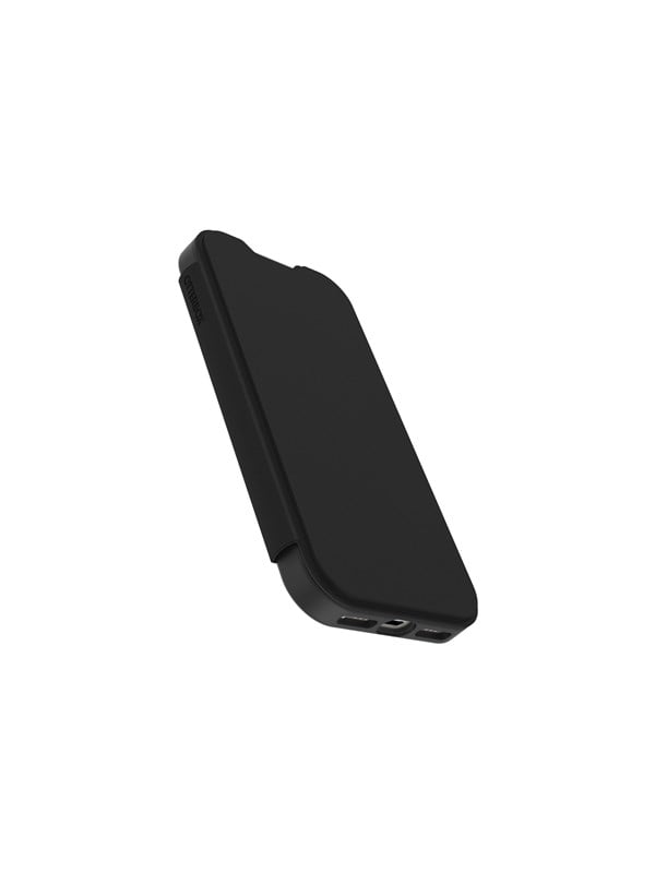 OtterBox React Folio Series - Flipomslag til mobiltelefon - sort krystal (klar/sort) - Apple iPhone 17:lle