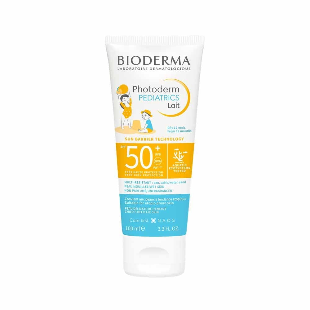 Bioderma Photoderm lastenmaito SPF50+ Lapset yli 12 kk Atooppiselle iholle 100ml