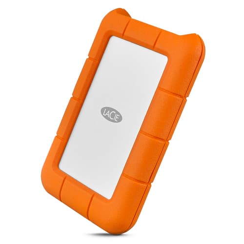 LaCie Rugged USB-C - Ulkoiset kovalevyt - 2TB - oranssi