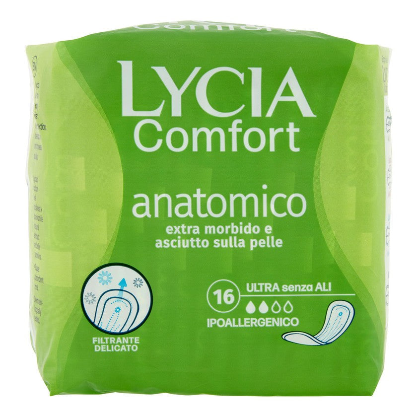 Lycia Ultraohuet anatomiset siteet X 16