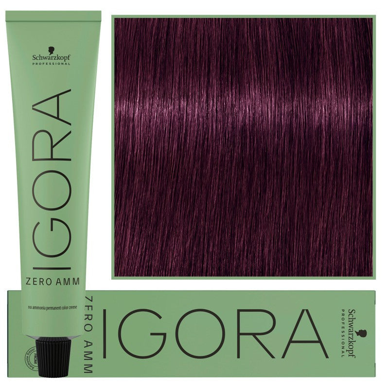 Schwarzkopf Professional Igora Zero Amm Hiusväri 60ml 4-99 | Keskiruskea Extra Violetti