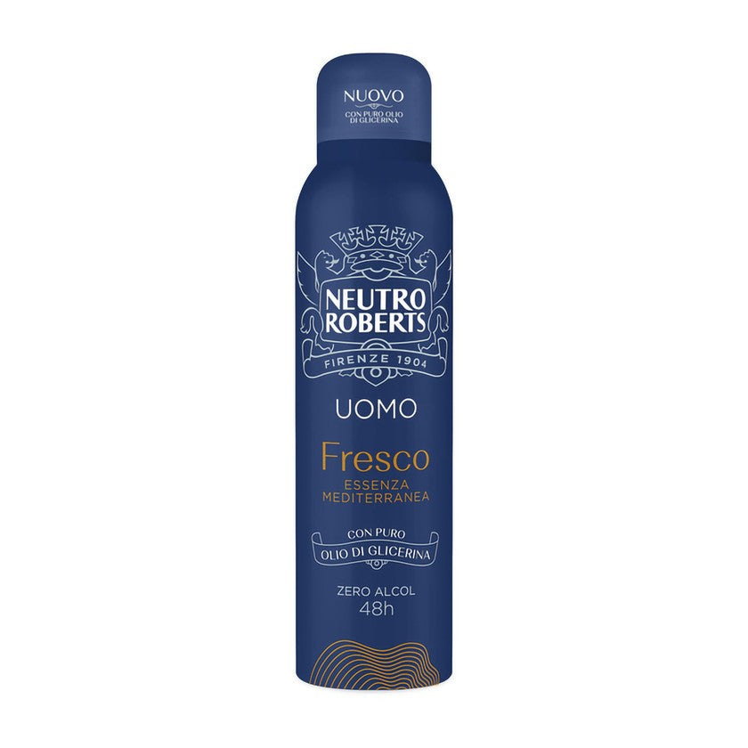Neutro Roberts Miesten deodorantti Raikas Välimeren Essenssi Suihke 150 ml