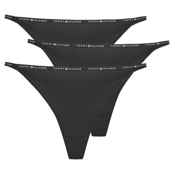 Tommy Hilfiger Underwear Stringit musta / valkoinen