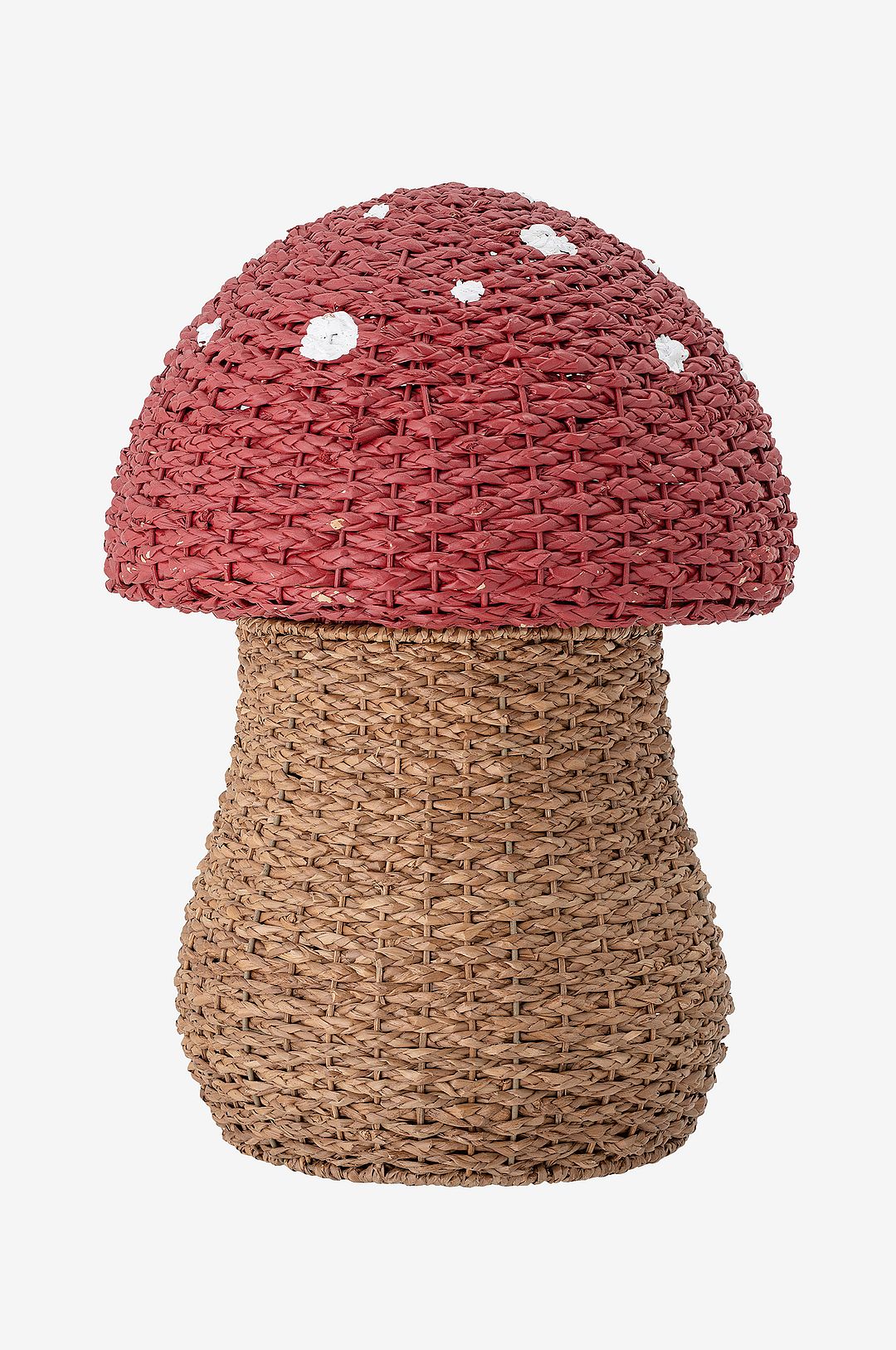 Bloomingville Mini - Corintha Basket w/Lid - Red - Seagrass