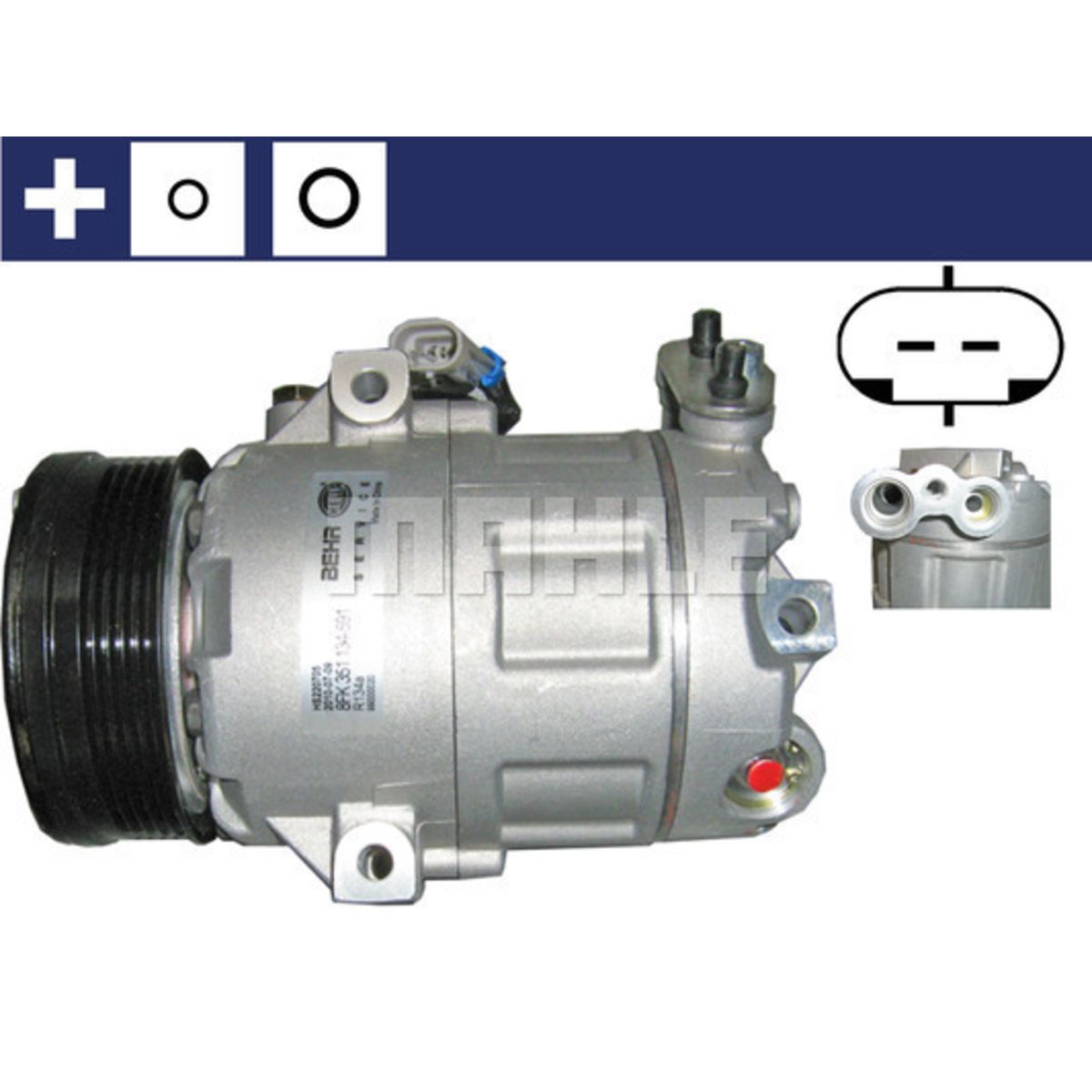 Ilmastoinnin kompressori MAHLE ACP 62 000S