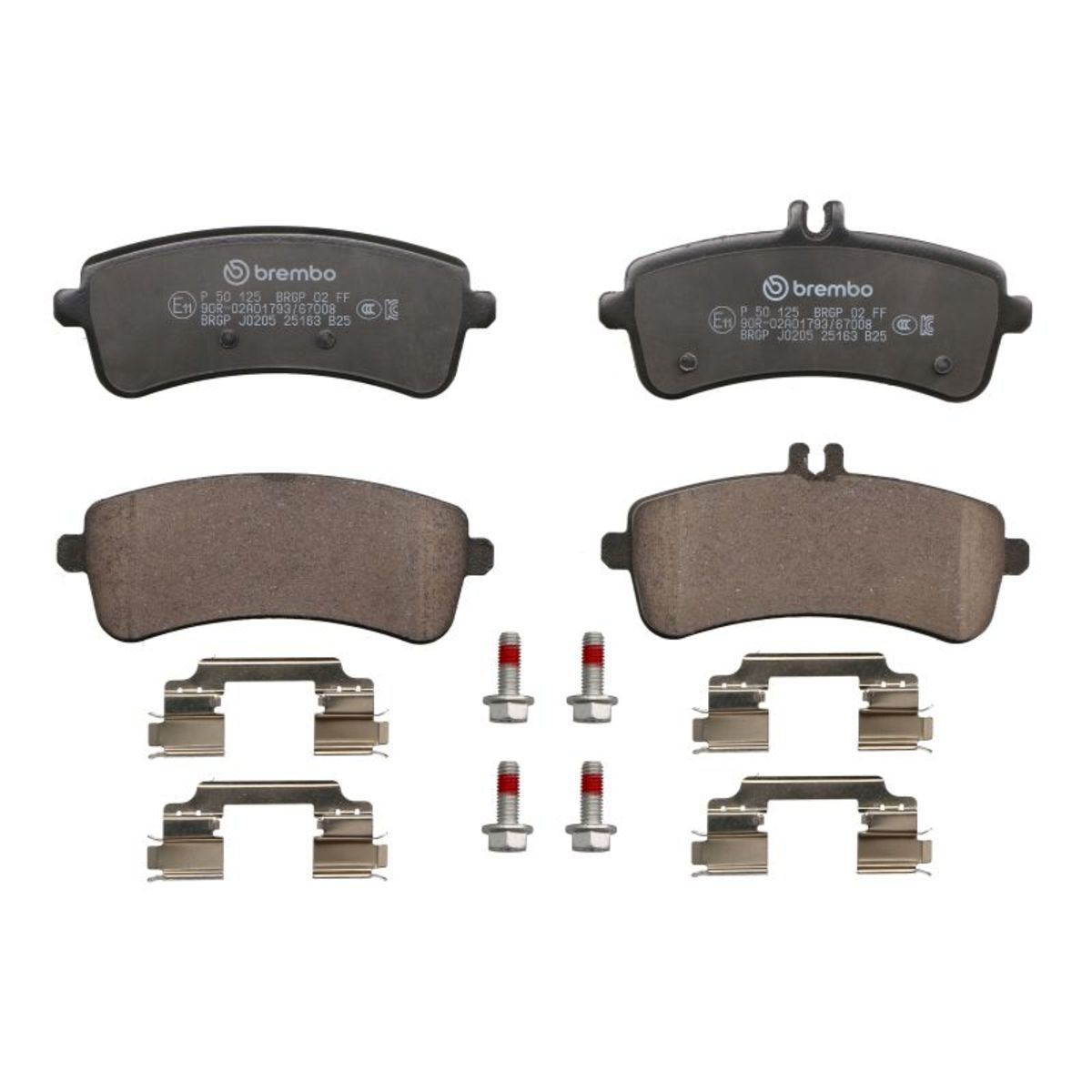 Jarrupalat, levyjarru BREMBO P 50 125