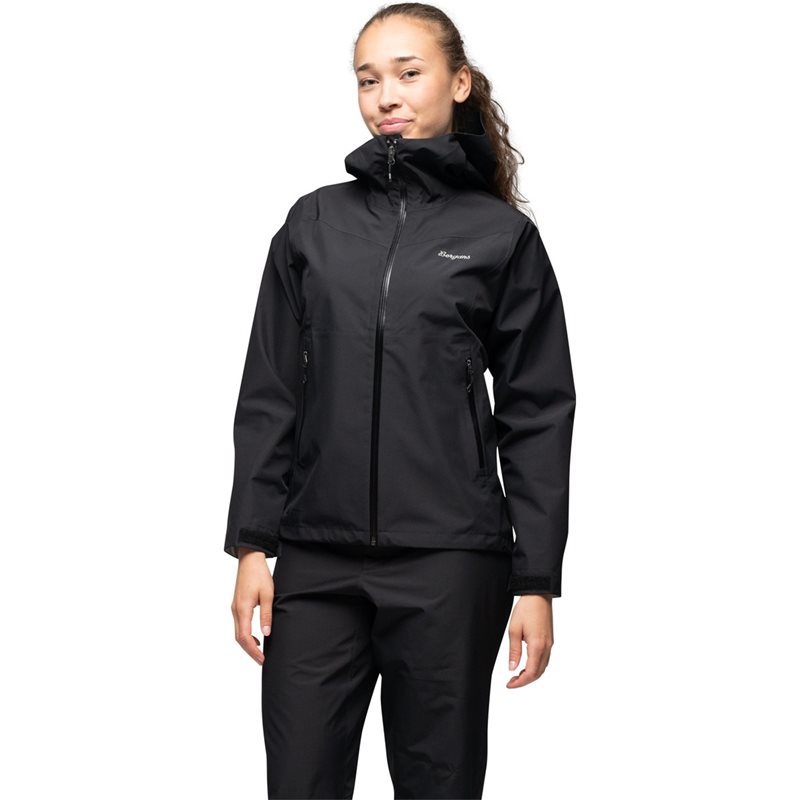 Bergans Essentials 2.5L Shell Jacket Women Black - S