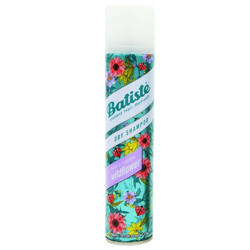 Batiste Villikukka kuiva shampoo puhdistava kukkahajuveden suihke