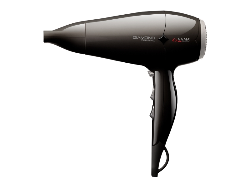 GA.MA GH0301 Diamond Ceramic, 2300 W -hiustenkuivaaja, musta