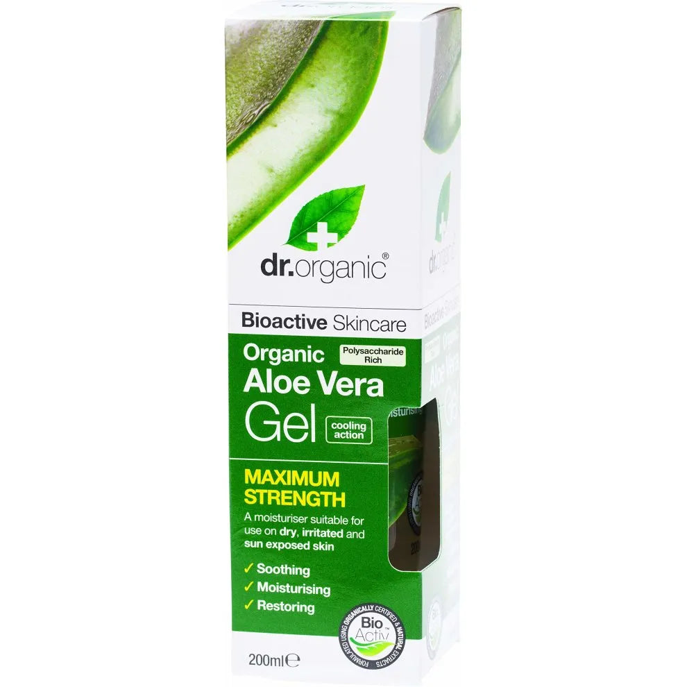 Dr. organic Aloe Vera Gel Massima Forza 200ml — vartalogeeli