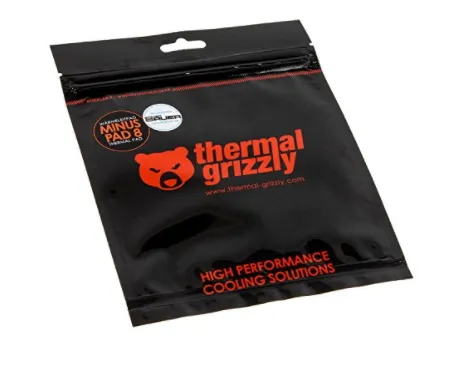 Thermal Grizzly Minus Pad 8 TG-MP8-30-30-10-1R 30 x 30 x 1 mm -lämpötyyny, vaaleanpunainen
