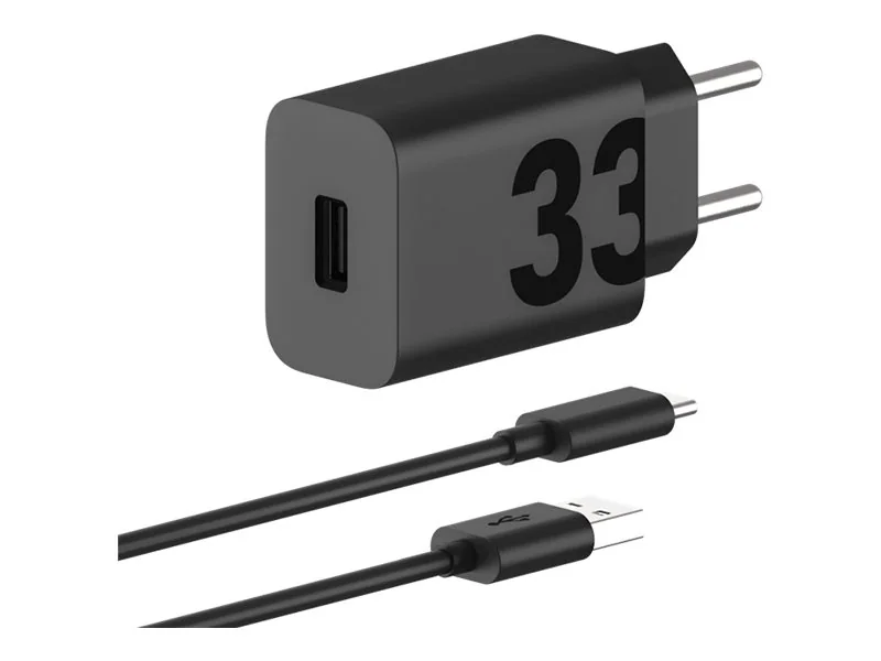 Motorola TurboPower 33W EU, Sisätila, AC, 1 m, musta