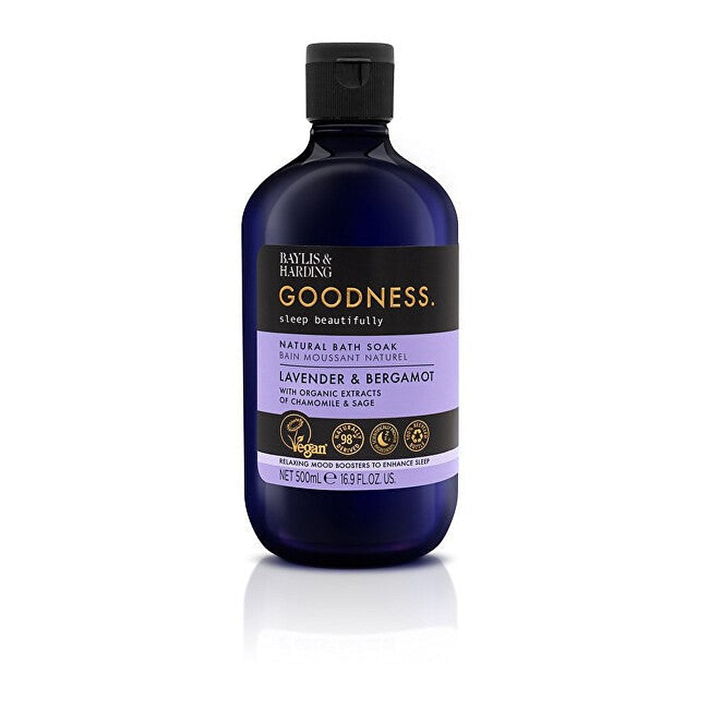 Baylis & Harding Goodness nuku kauniisti vartalopesuun rauhanomaiseen uneen Laventeli ja bergamotti 500 Ml