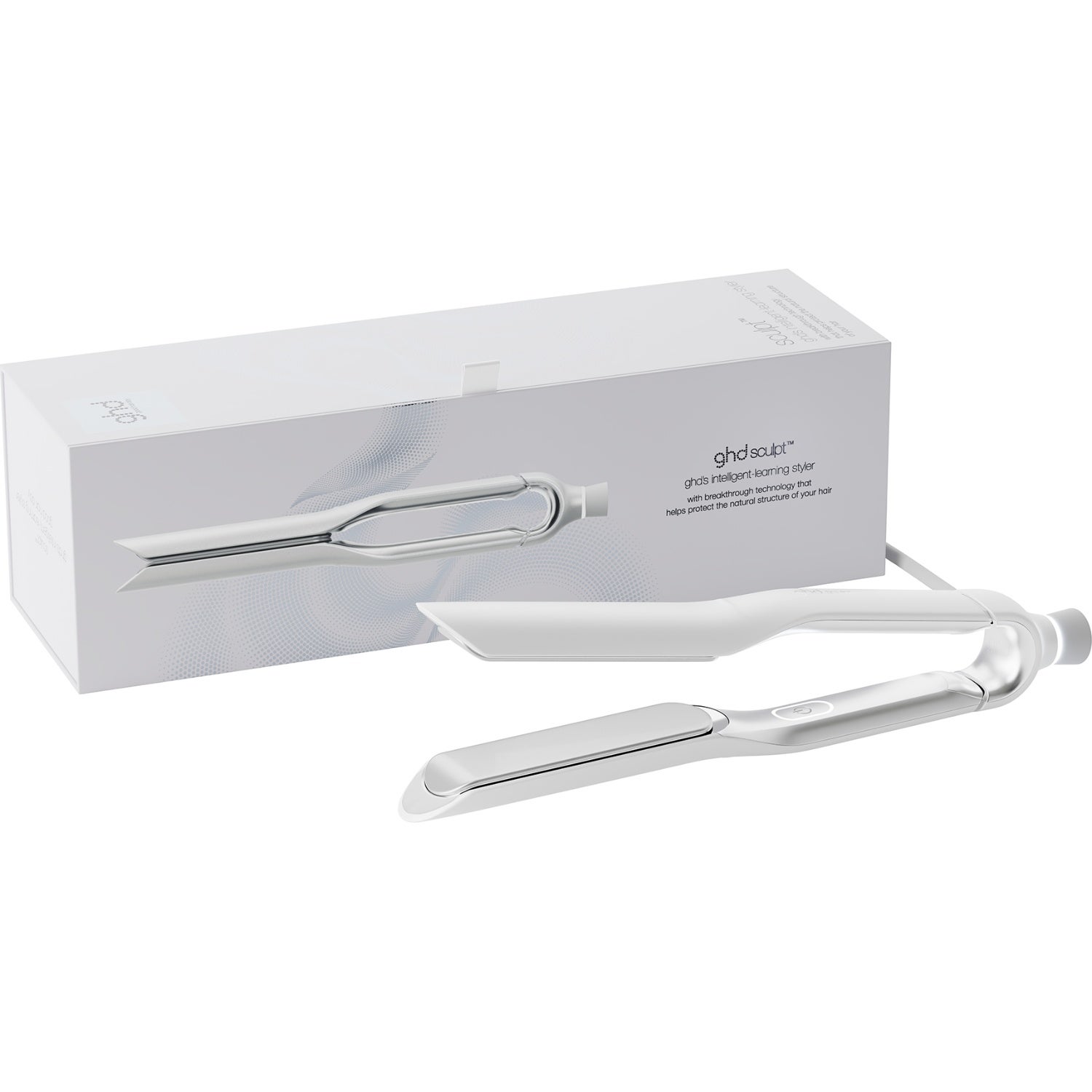 ghd Sculpt Interactive Hair Straightener White - 1 pce