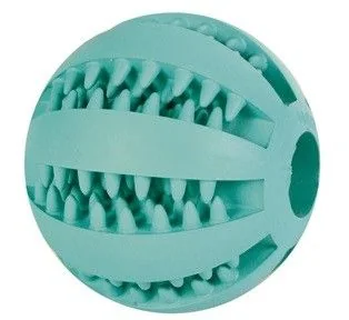 Trixie Dog Toy Denta Fun Ball Rubber Mint Flavour 7cm