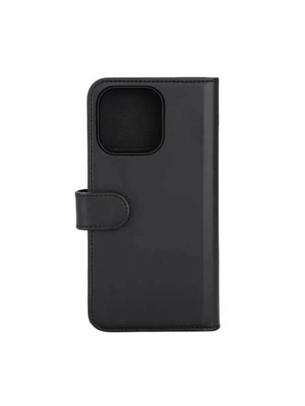 DELTACO Wallet case, 2-in-1, iPhone 15 Pro Max, magnetic cover,black