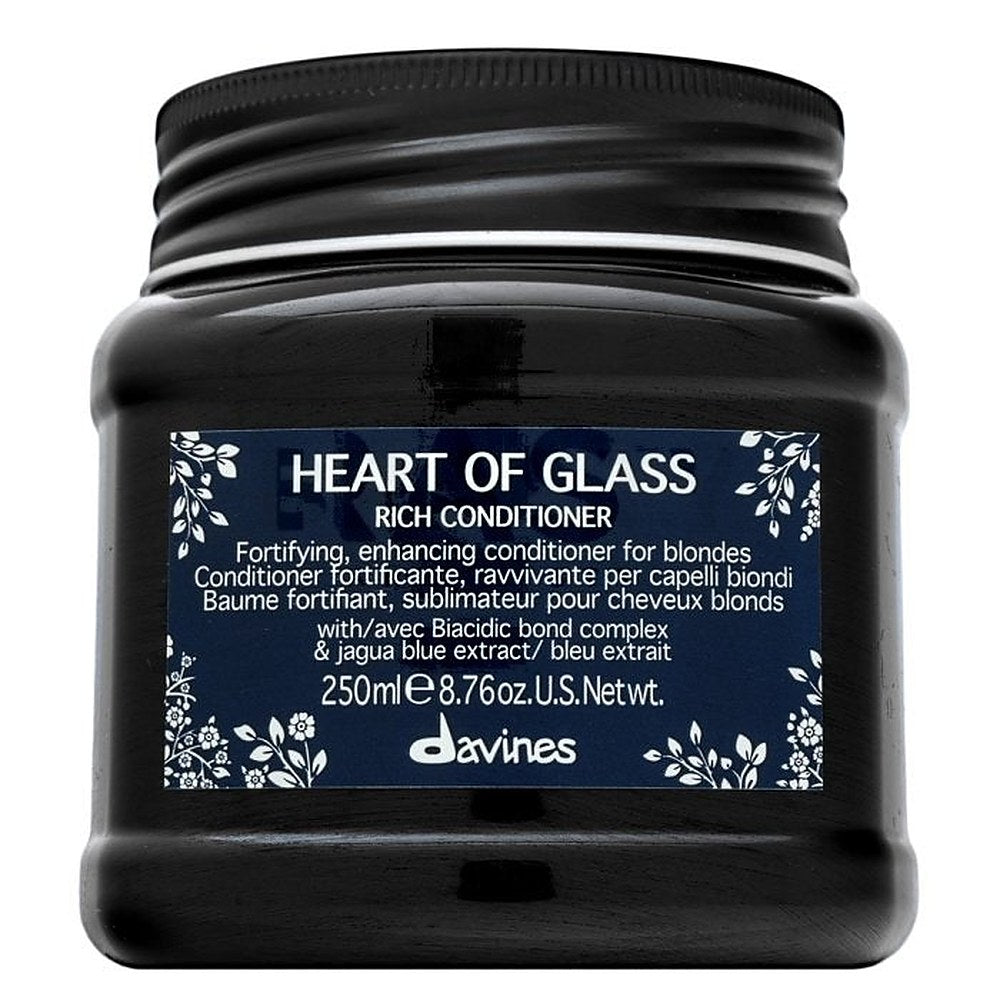 Davines Heart Of Glass Rich Conditioner — ravitseva hoitoaine vaaleille hiuksille 250 ml