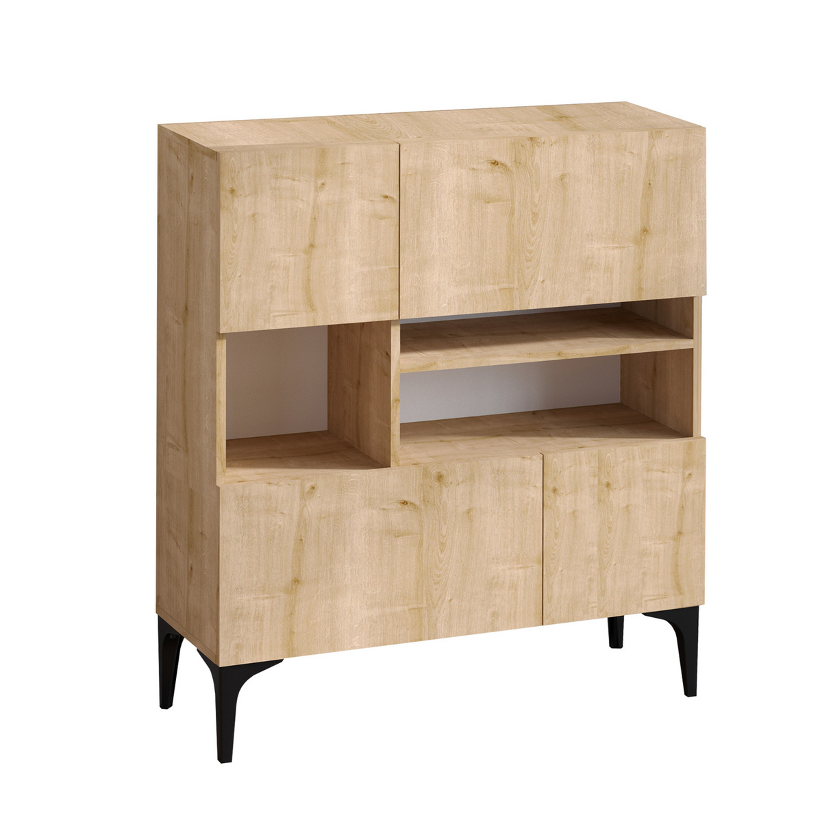 Norda Design Moderni konsolipöytä, safiiri-tammi, 100 x 35 x 125 cm | 100 % melamiinipinnoitettu, seinäkiinnitteinen, tyylikäs muotoilu