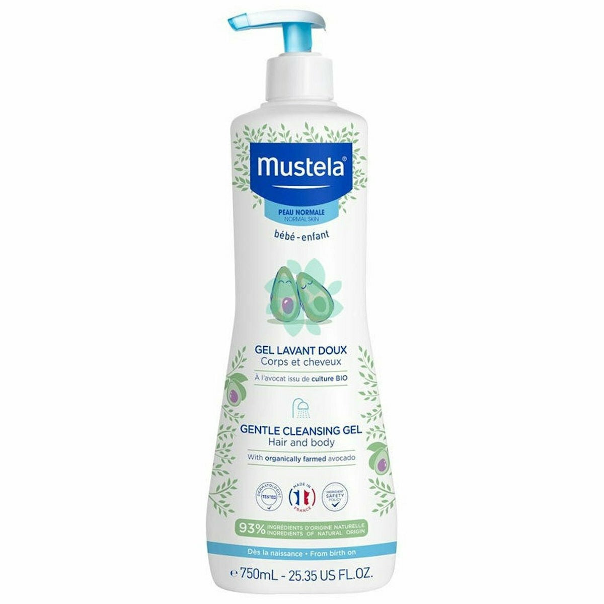 Mustela Delicate Cleansing Gel 750ml