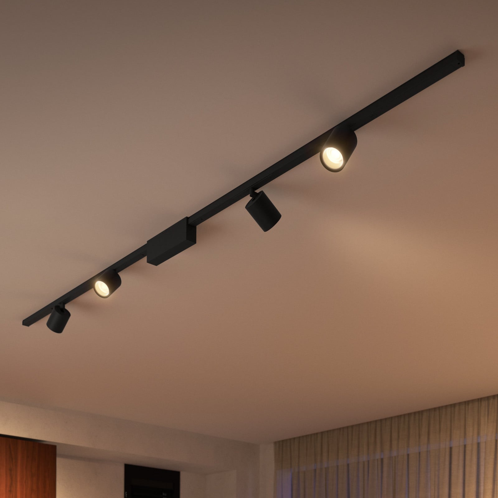 Philips Hue Perifo kiskojärjestelmä 4x spotti musta