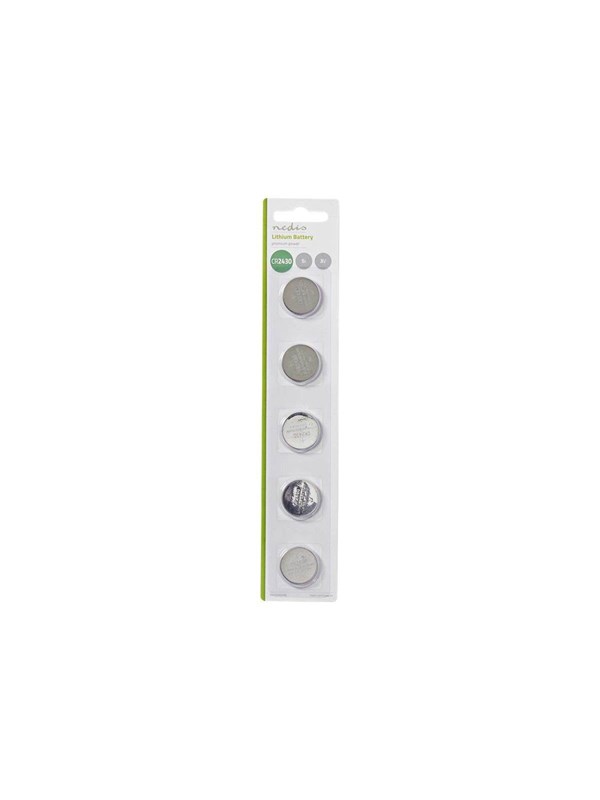Nedis Litiumnappiparisto CR2430 | 3 V DC | 5 Kpl pakkaus