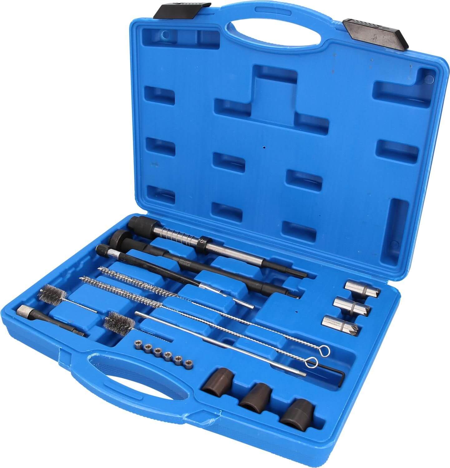 Injektorin hylsyn- ja kuilun puhdistussarja, 21-os, Brilliant Tools