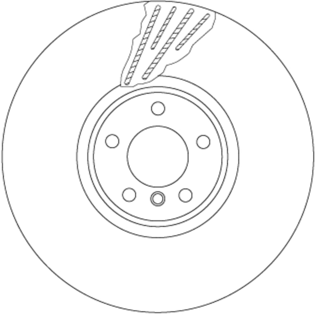 Jarrulevy TRW DF6618S