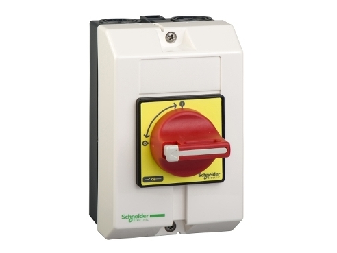 Schneider Electric 32a pääasiallinen hätäkatkaisin kotelointi