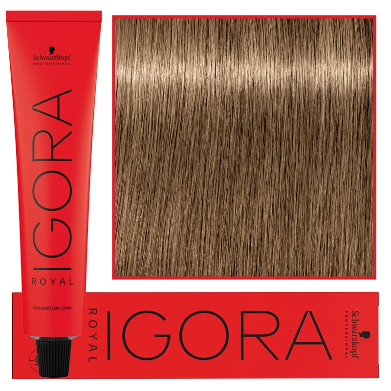 Schwarzkopf Professional Igora Royal Pysyvä hiusväri 60ml 8-00 | Erittäin luonnollinen vaalea blondi