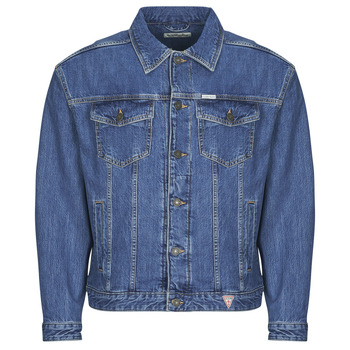 GUESS JEANS Välikausitakki sininen denim