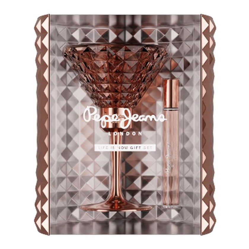 Pepe jeans Lahjakotelo Pepe Jeans For Her Eau De Parfum Spray 80 Ml + Edp 10 Ml