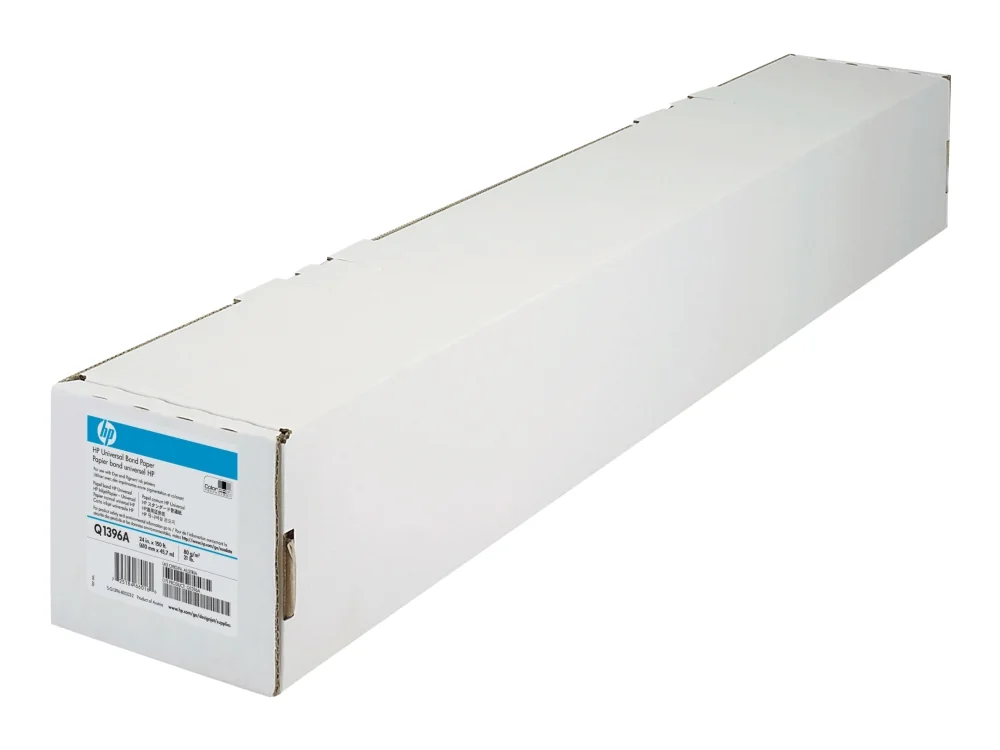 HP Universal - Kuitukartonki - matta - 4,2 miljoonaa - kiiltävä valkoinen - Rulla A1 (61,0 cm x 45,7 m) - 80 g/m² - 21 lb - 1 rulla (1 rulla) liimapaperia - DesignJet 45XX, T1100, T1120, T120, T1200, T1300, T1500, T2300, T520, T920, Z2600, Z5200 - paperirullalle