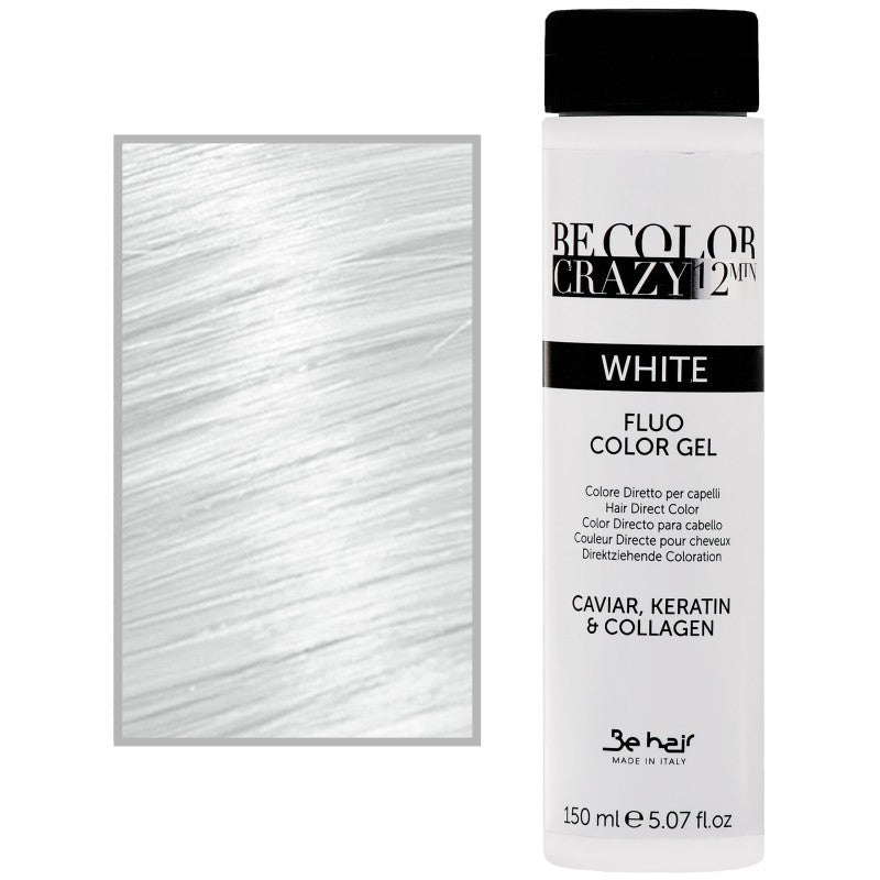 Be Hair Be Color Crazy Gel Hair Toner 150ml valkoinen